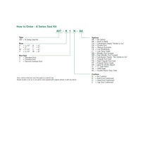 A97-K0N-AA NUMATICS/AVENTICS SEAL KIT NFPA CYLINDER A SERIES 1 1/2" BORE